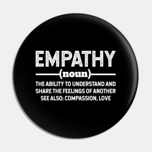 Empathy Empathetic Dictionary Pin