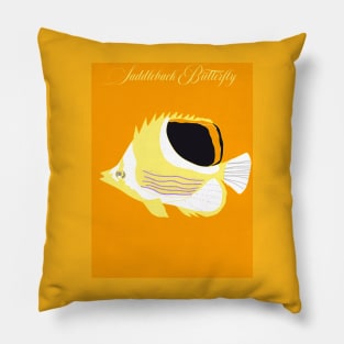 Saddleback Butterfy Fish Pillow