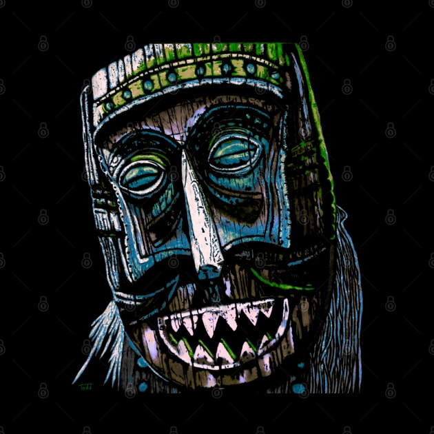 Tiki Mask, Color Variation by Zippy's House of Mystery