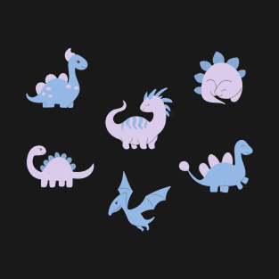 Cute Pastel Dinosaurs T-Shirt