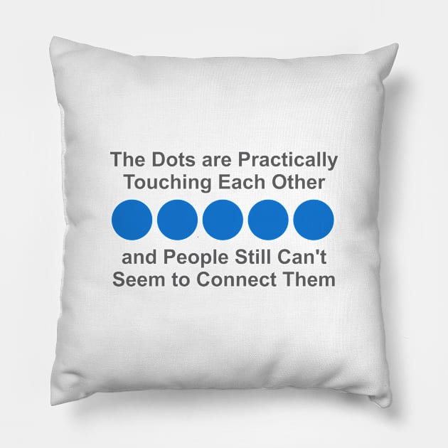 Connect the Dots Pillow by Dale Preston Design