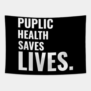 Public Health Saves Lives - Medical Student in Medschool Tapestry