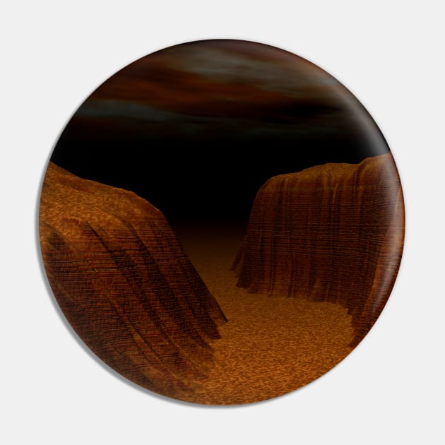 Desert at Night Pin by perkinsdesigns