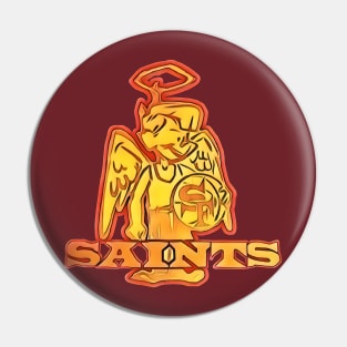 San Francisco Saints Basketball Pin