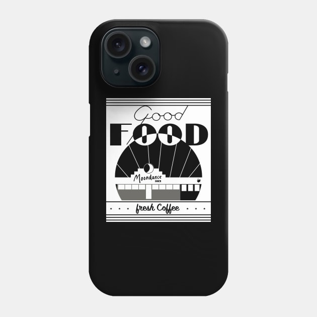 Moondance Diner Tick Tick Boom Phone Case by TeesBySilvia