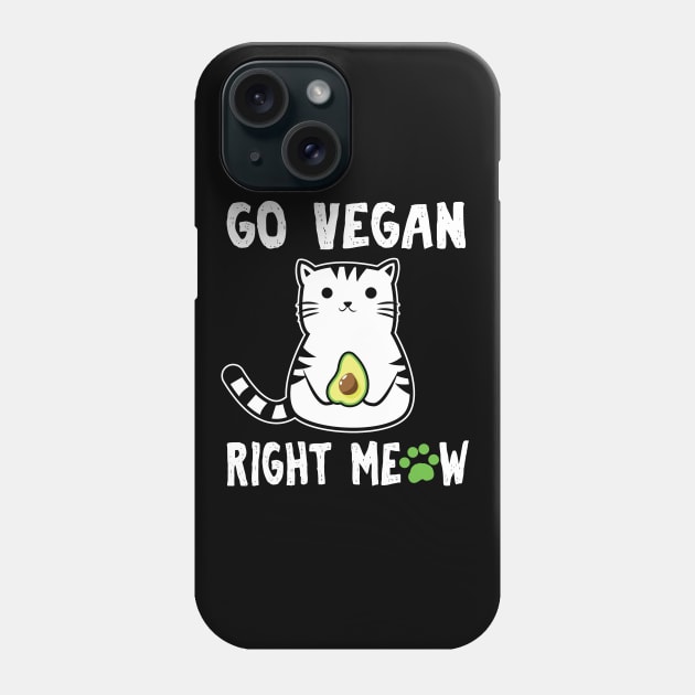 Go Vegan or AvoGato Phone Case by KsuAnn