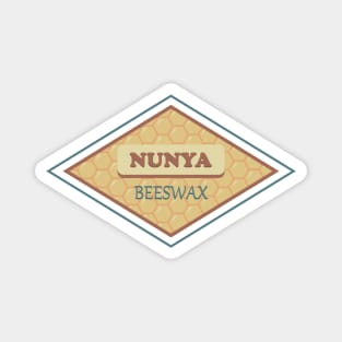 Nunya Beeswax Magnet