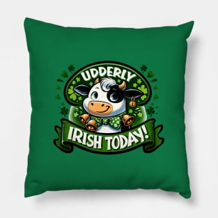 Udderly irish today Pillow