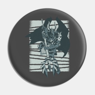 Dark Evil Knight Pin