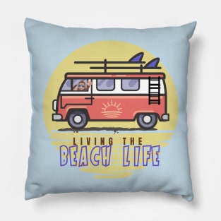 Living the Beach Life Pillow