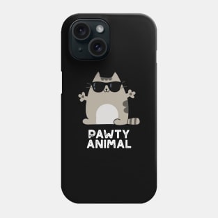 Pawty Animal Cute Party Cat Pun Phone Case