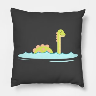 Dino in lake Pillow