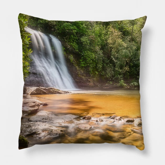 Silver Run Falls Pillow by StacyWhite