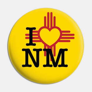 I Love NM Pin