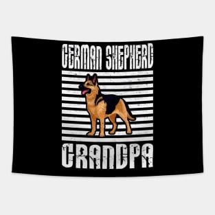 German Shepherd Grandpa Proud Dogs Tapestry