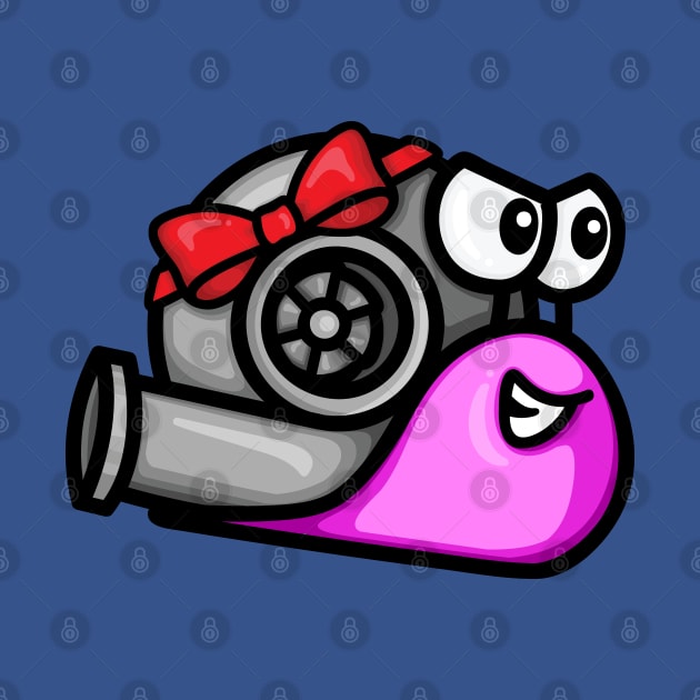 Turbo Snail - Gift Wrapped (Pink) by hoddynoddy