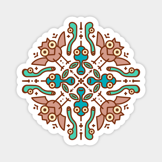 Mandala Magnet by andrea-balza