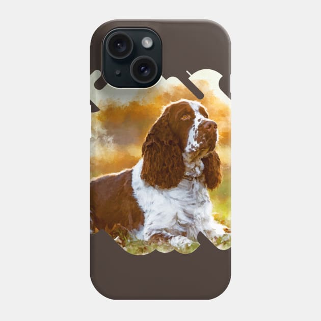 English Cocker Spaniel Phone Case by Nartissima