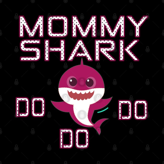 Womens Pink style Mommy Shark by bakry