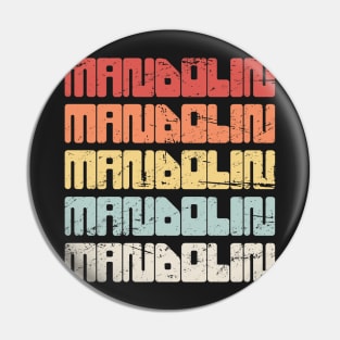 MANDOLIN | Vintage 70s Text Pin