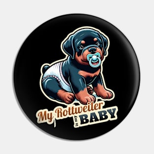 Baby Rottweiler Pin