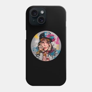 Graffiti Girl with cap Phone Case