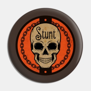 Stunt Skull Pin