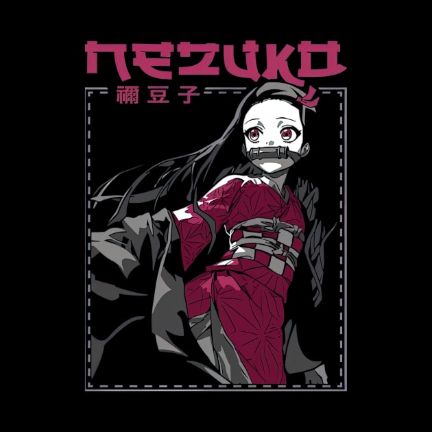 Nezuko Kamado Demon Slayer Anime by RhysDawson