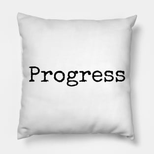 Progress - Motivational Word of the Year Pillow