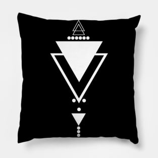 VECTORIAL TRIANGLE, TATTOO TRIANGLE Pillow