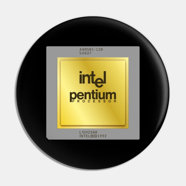 Intel Pentium Processor Pin by RetroFitted