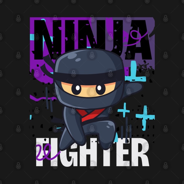 Cartoon Ninja Fighter by LENTEE