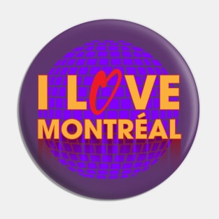 I Love Disco Montreal Pin