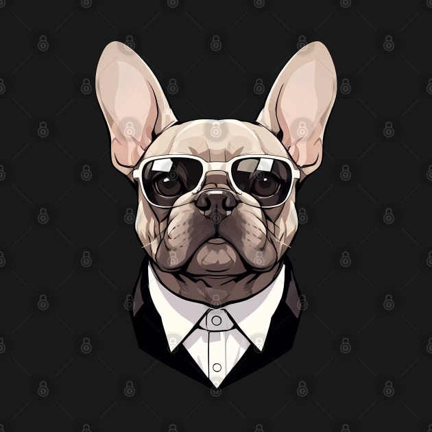 Formal Sunglasses French Bulldog by CandyApparel