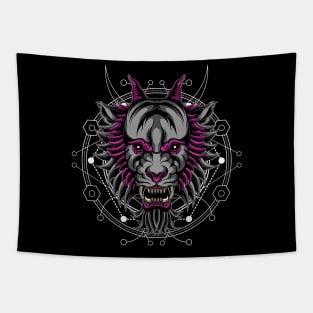 DEMON WOLF Tapestry