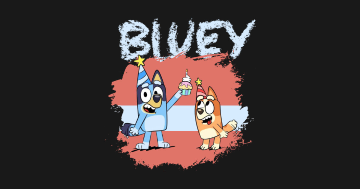 bluey bingo party bluey sticker teepublic