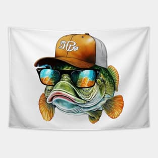 Cool Bass Fish Tapestry