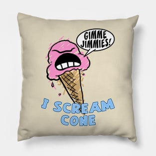 I Scream Cone Pillow