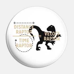 Distance Time Veloci Raptor Funny Dino Physics Pin