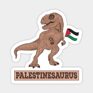 Palestinian T-Rex Magnet