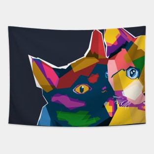 Cat Couple Tapestry