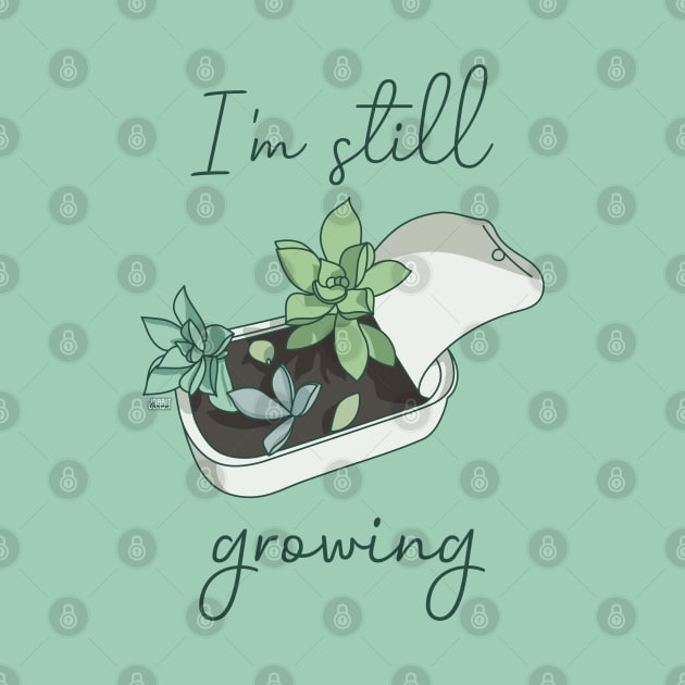 I'm still growing | Succulent in a Can (Light Version) by Joabit Draws