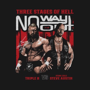 Triple H Vs. Stone Cold Steve Austin No Way Out T-Shirt