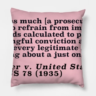 Berger v. United States Pillow