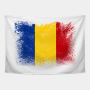 Romania flag isolated Tapestry