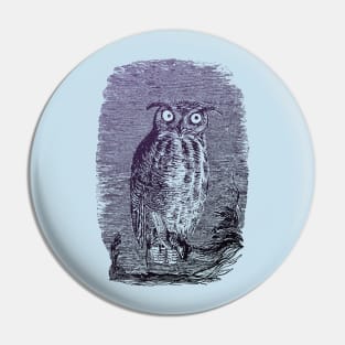 The purple owl Pin