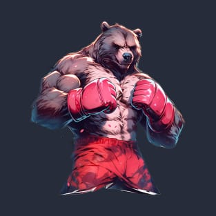 Boxing bear mma ufc fighter T-Shirt