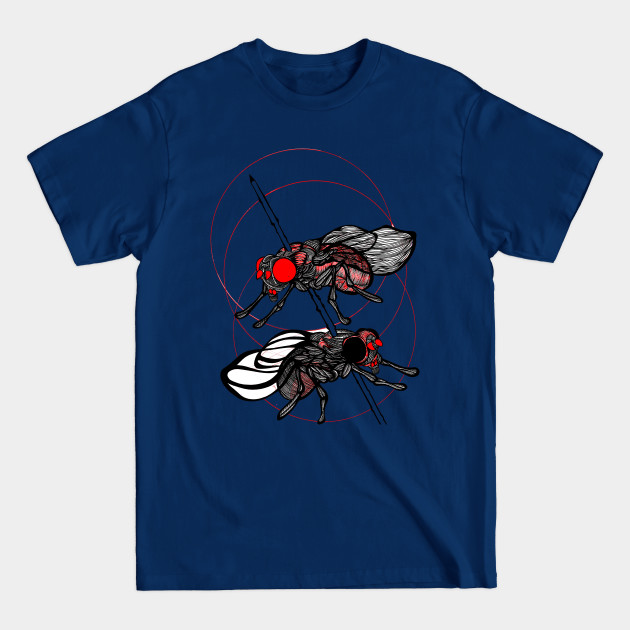 Disover Creepy Flies on a Stick - Flies - T-Shirt