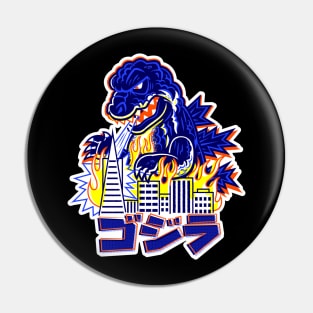 Godzilla vs San Francisco Pin