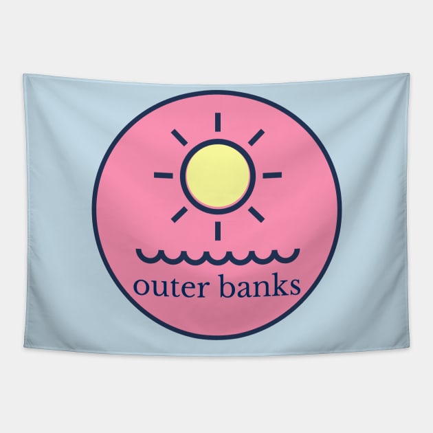 Outer Banks OBX Tapestry by Hello Sunshine